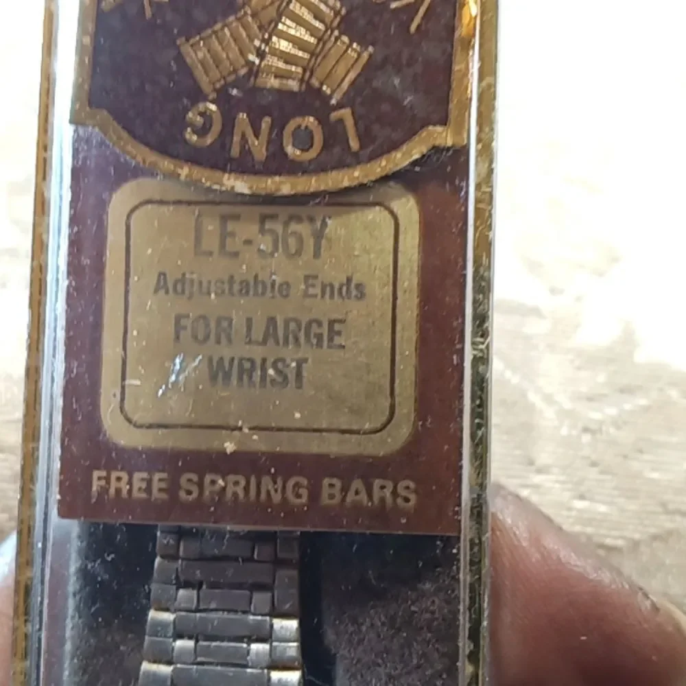 Vintage Vogueflex Stainless Steel Large Wrist Watchband